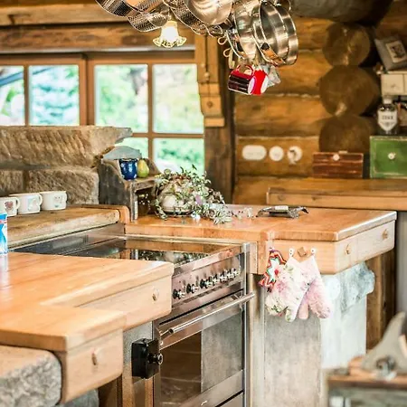 منزل ريفي Luxusni Srub Liny *